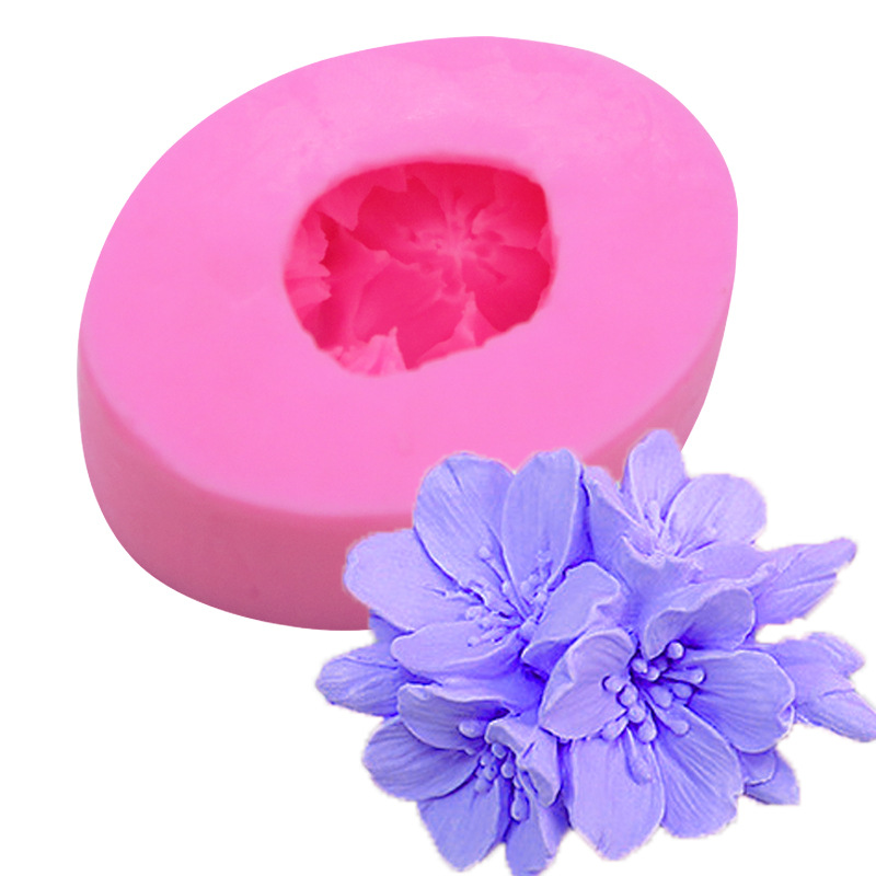 Soap Making Instructions - シリコーン石鹸型ローズフラワーフォンダン 3d DIY フォーム手作りケーキデコレーションシュガークラフト金型シリコンモールドツール