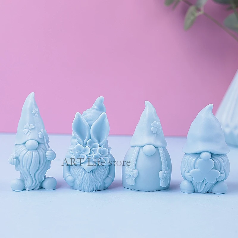 クリスマスドワーフシリコーンキャンドルモールド 3d サンタ - Soap Making Instructions のレビューと価格