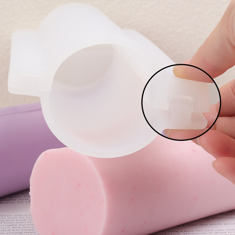 ロングハート型シリコンソープローフモールド、丸型ソープチュー - Soap Making Instructions のレビューと価格