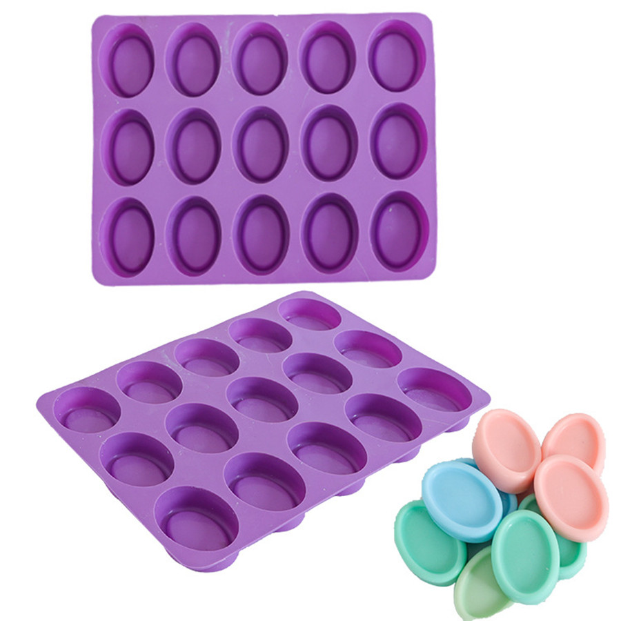 シリコーン楕円形石鹸金型 15 カップ手作りキャンドル金型キ - Soap Making Kit For Beginners のレビューと価格